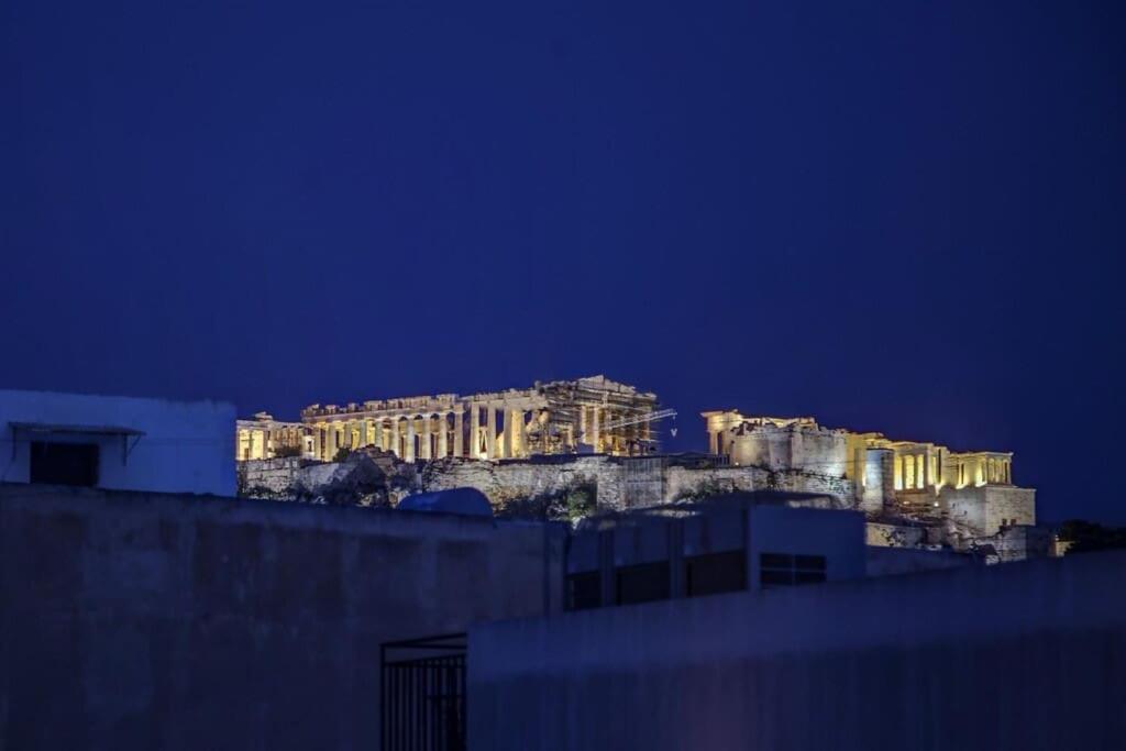 Luxury Acropolis View Duplex Penthouse In Thiseio 155M2 Atene Esterno foto