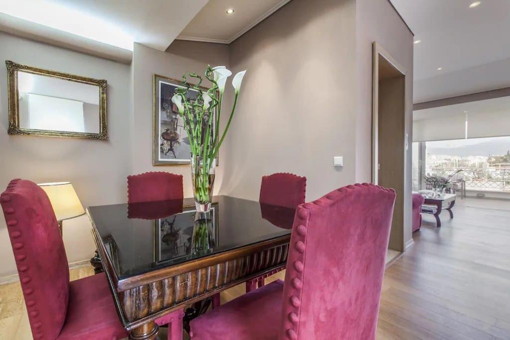 Luxury Acropolis View Duplex Penthouse In Thiseio 155M2 Atene Esterno foto