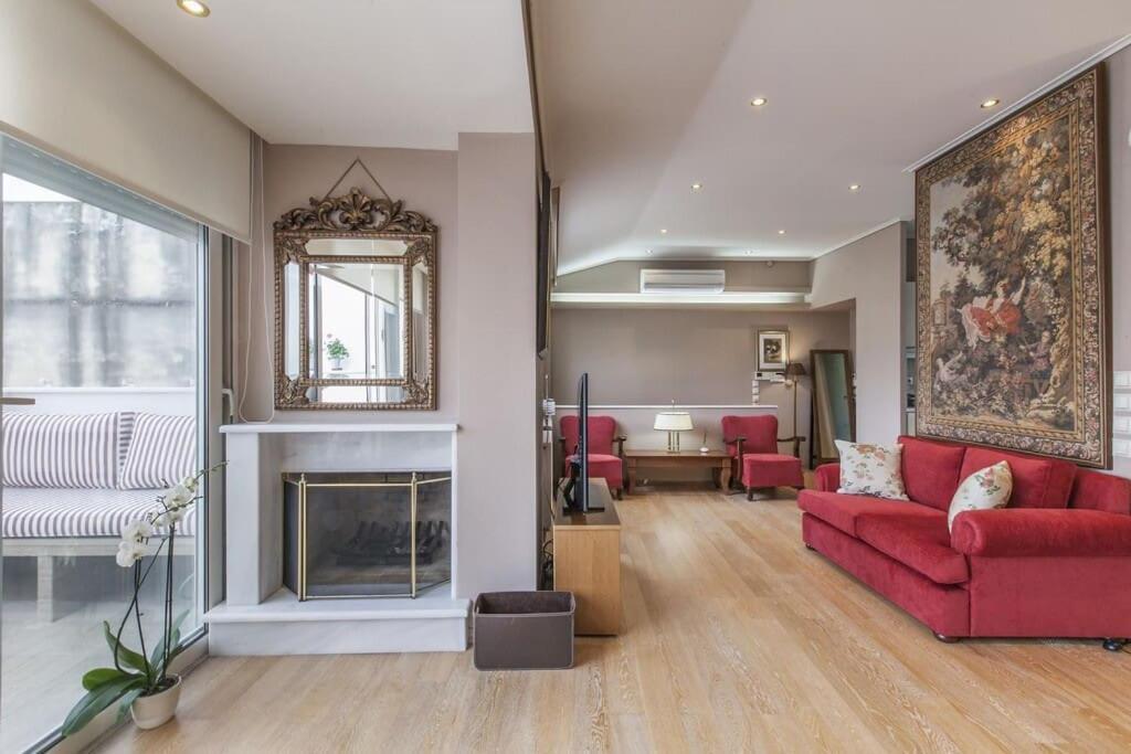 Luxury Acropolis View Duplex Penthouse In Thiseio 155M2 Atene Esterno foto